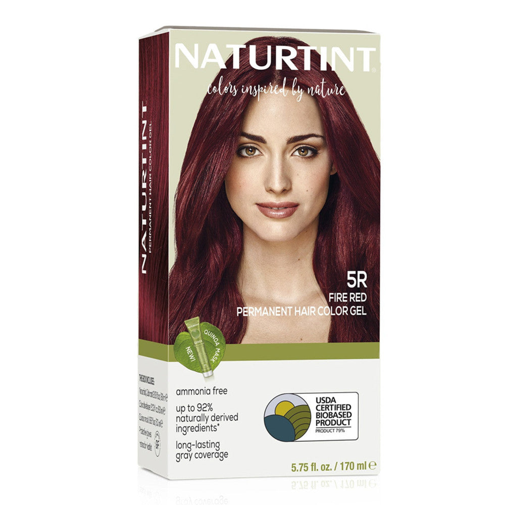 Naturtint Permanent Hair Color 5R Fire Red, 5.75 Oz